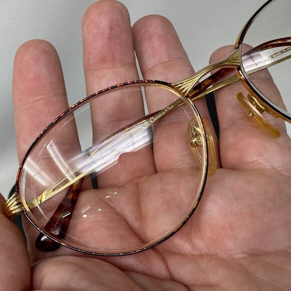Christian Dior Eyeglasses 2863 41 Gold & Tortoise Red 56 []16-140 - Picture 13 of 16